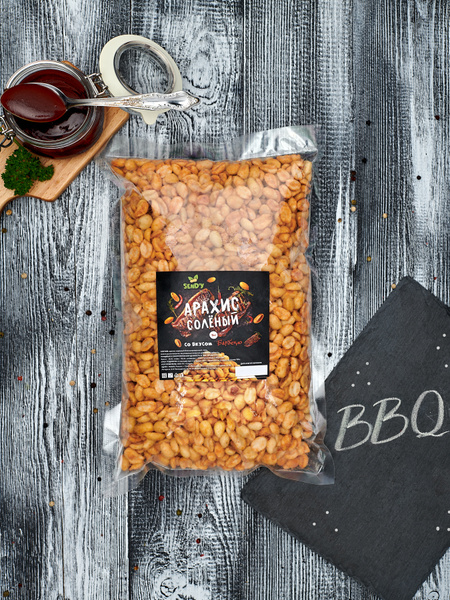 Арахис жареный со вкусом барбекю/1000г/Барбекю/Арахис/Арахис жареный ...