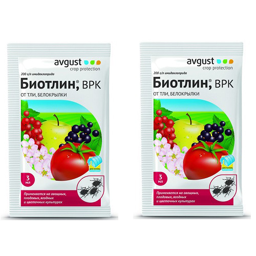 2 шт. Биотлин 3мл от тли, белокрылки - купить с доставкой по выгодным ...