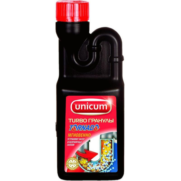Unicum Средство для удаления засоров Торнадо 600гр - купить с доставкой ...