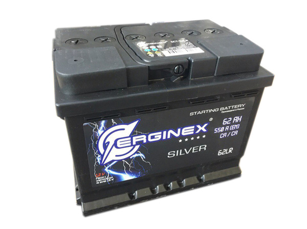 Аккумулятор автомобильный Erginex 6СТ-62_Прямая (+/-) купить по ...