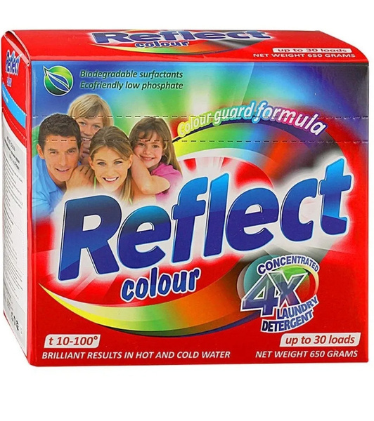 Стиральный порошок концентрированный Reflect Color, 650 г - купить с ...
