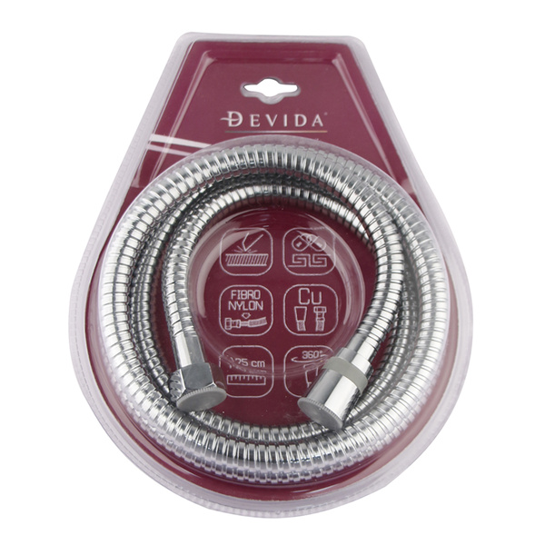 Шланг для душа DEVIDA Италия 175 см в блистере DVC03002B ...