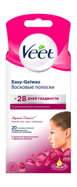 Восковые полоски для чувствительных участков тела и лица c технологией ...