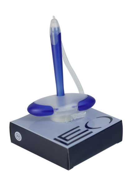 Ручка шариковая на подставке с липучкой и пружинкой Leo - купить с ...