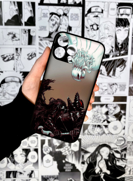 Чехол для iPhone 13 Pro Max аниме "Берсерк/Berserk" (Гатс и Гриффит, 01 ...