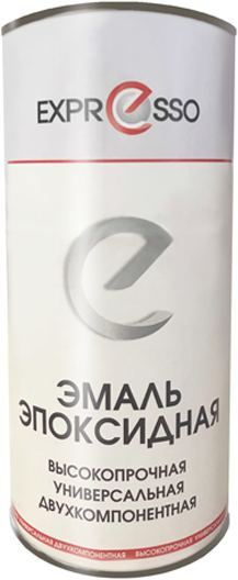Эмаль двухкомпонентная эпоксидная EXPRESSO универсальная серая 1 кг ...
