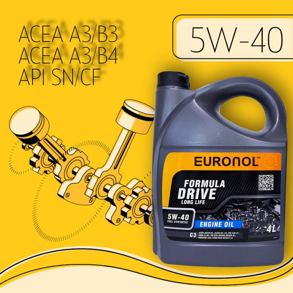 Масло моторное EURONOL 5W-30 Синтетическое - купить в интернет-магазине ...