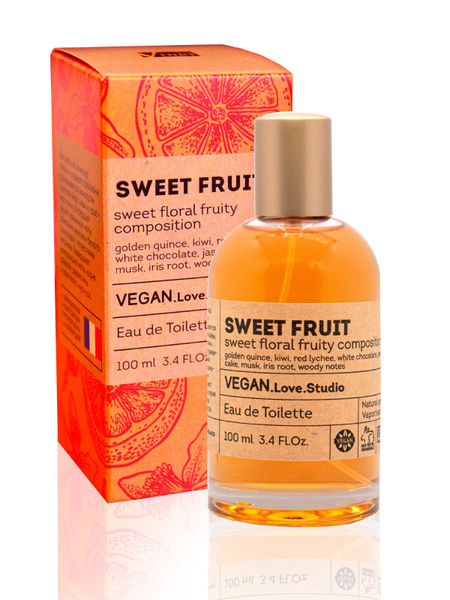 Туалетная вода женская Vegan Sweet Fruit 100 мл, духи женские сладкие ...