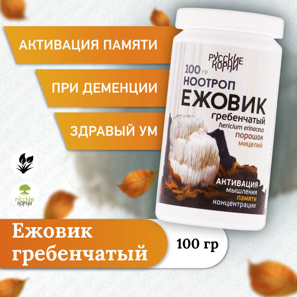 Русские корни Грибы сушеные Ежовик гребенчатый 100г. 1шт. - купить с ...