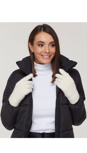 Перчатки Мария трикотаж Черная перчатка купить на OZON по низкой цене ...