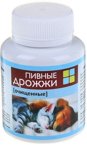 Пивные дрожжи очищенные для животных купить на OZON по низкой цене ...