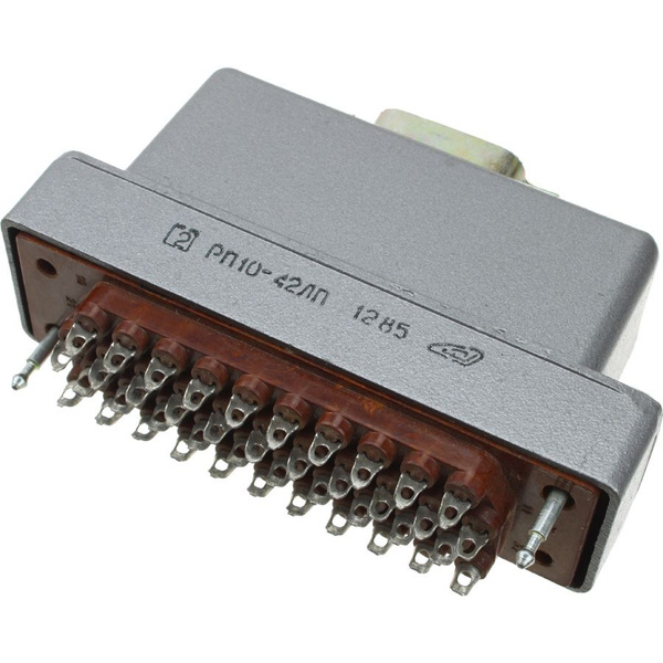 Разъем РП10-42ЛП вилка и РП10-42Л розетка - купить с доставкой по ...