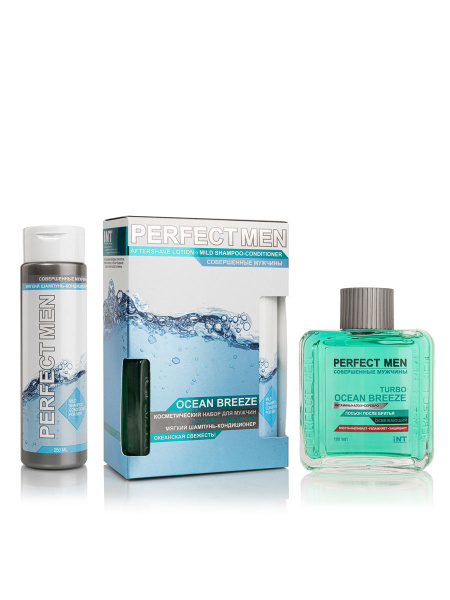 Подарочный набор PERFECT MEN OCEAN BREEZE Шампунь-кондиционер 250 мл ...