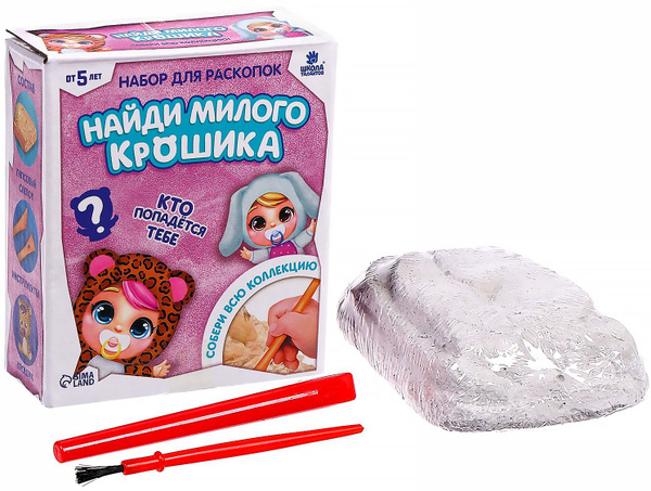 Набор юного археолога "Крошики" для исследований, раскопки для детей с ...
