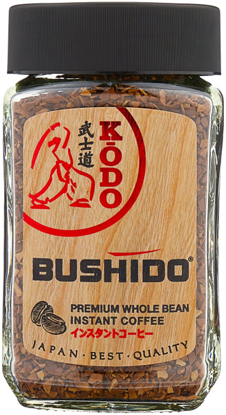 Кофе растворимый Bushido Kodo, 95 г - купить с доставкой по выгодным ...