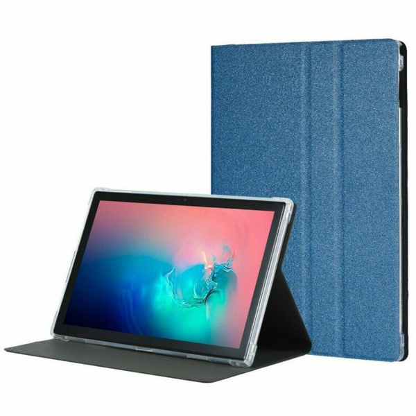 RLTech Cover Per Teclast P20HD / M40 Pro, Custodia Sottile Con Supporto, Blu