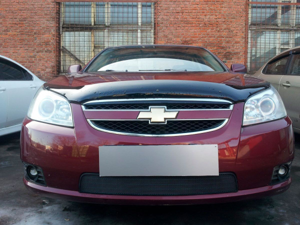 Защитная сетка радиатора черная Chevrolet Epica (2006-2012) / съемная ...