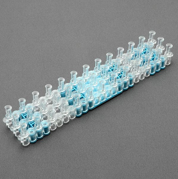 Резиночки для плетения силиконовые, цвет: голубой неоновый фото