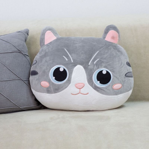 Мягкая игрушка подушка кошка/кот 40 см 40x40 - купить по низкой цене в ...