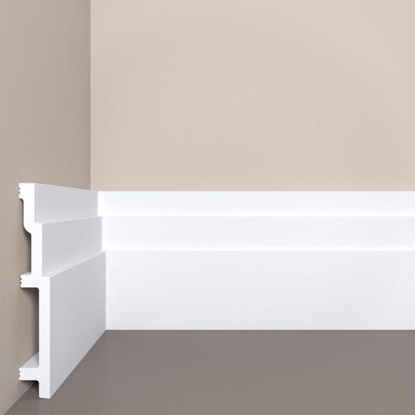 Характеристики Плинтус напольный Bello Deco П13 140/20 Дюрополимер ...