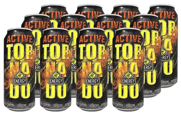 Энергетический напиток Tornado (Торнадо) Active (Актив) 0,45 л х 12 ...