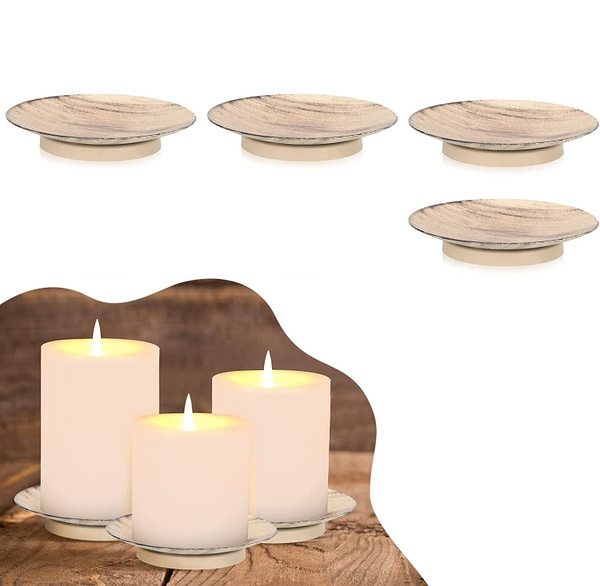 Поднос для свечей/металлический/4 шт/ретро CANDLE-HOLDER-4-WHITE-01a ...