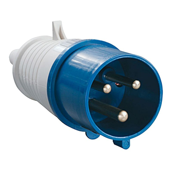 Вилка ИЭК 013 2Р+РЕ 16А 220В IP44 200-250B - купить с доставкой по ...