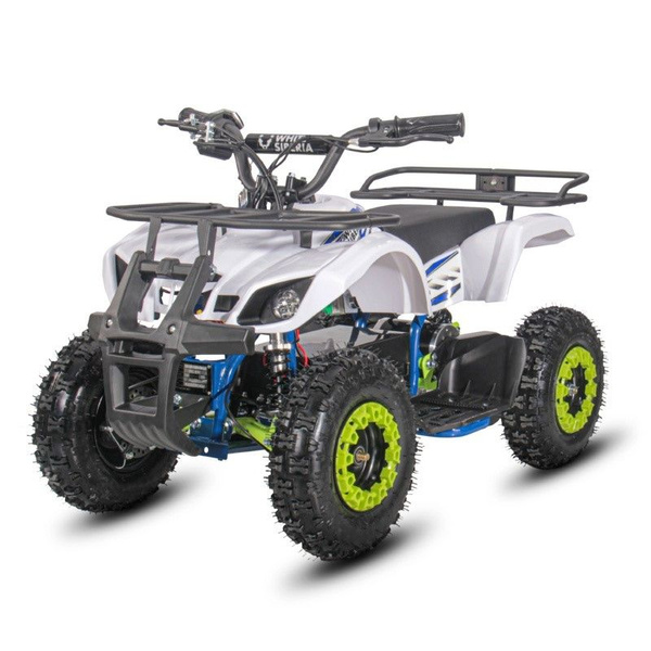 Детский электроквадроцикл White Siberia SNEG MINI 1000W 36V 12Ah синий ...