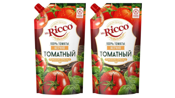 Кетчуп томатный Mr.Ricco Pomodoro Speciale, 2 шт по 300г - купить с ...