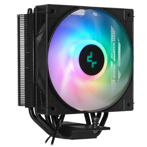 Кулер DEEPCOOL AG400 BK ARGB LGA1700/1200/115X/AM5/AM4 (18шт/кор, TDP ...