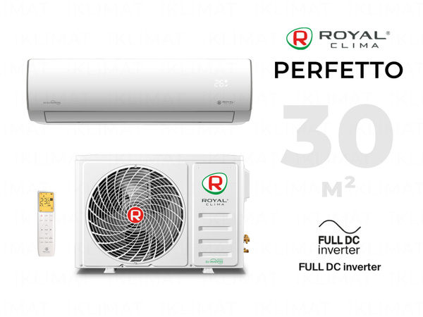 Настенный кондиционер Royal Clima PERFETTO DC EU INVERTER RCI-PF30HN/IN ...