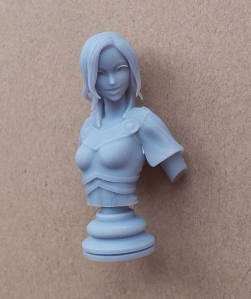 Фантастическая аниме девушка. 3D печать. Фотополимерная смола - купить ...