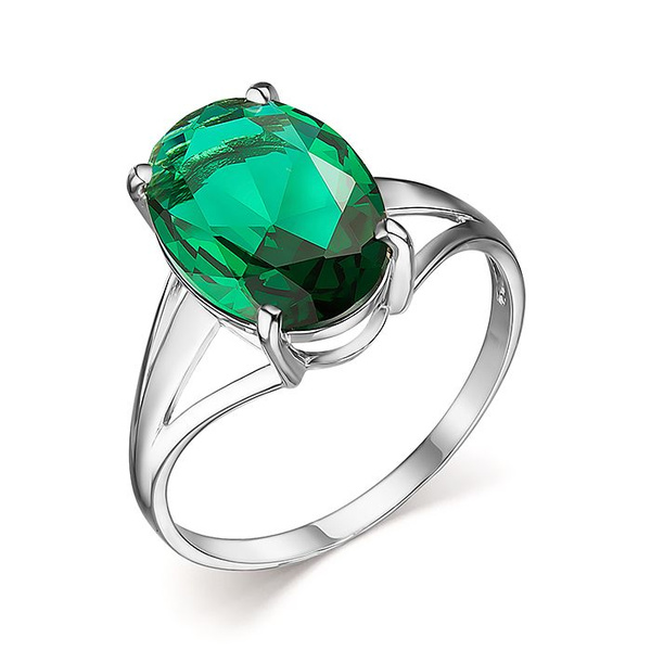 Ювелирная фабрика Кострома Кольцо с изумрудным кварцем - купить с ...