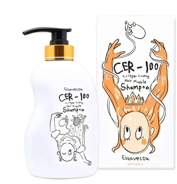 Elizavecca Шампунь для волос CER-100 Collagen Coating Hair Muscle ...