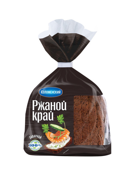 Хлеб Ржаной край заварной, в нарезке, 300 г - купить с доставкой по ...