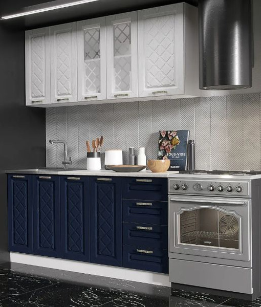 Кухонный гарнитур, кухня, готовый комплект Агава 1,6 м Акация белая ...