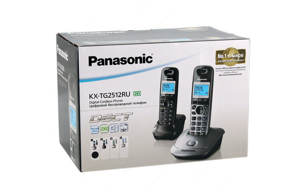 Радиотелефон PANASONIC KX-TG2512RU1 - купить с доставкой по выгодным ...