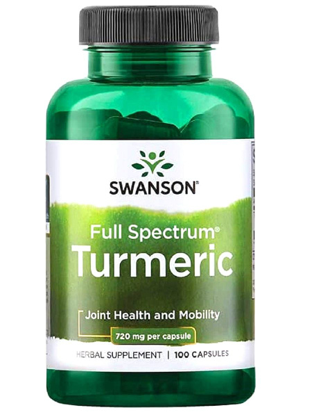 Turmeric Full Spectrum 720 mg 100 caps Swanson США / Куркумин (Куркума ...