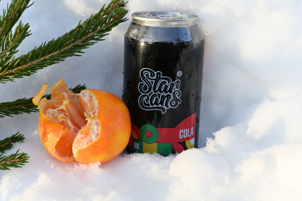 Напиток безалкогольный сильногазированный Cola StarCans Газировка в ...