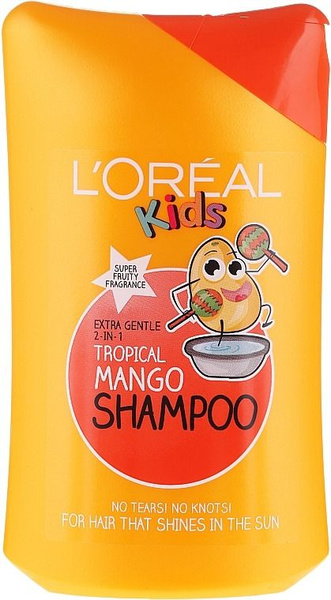 Шампунь детский LOREAL Kids Tropical Mango "Тропическое Манго" 2 в 1 ...