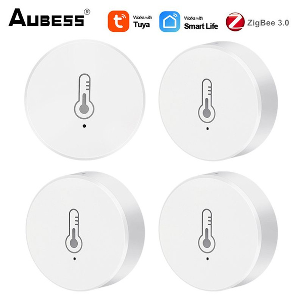 Tuya ZigBee 3.0 Датчик температуры и влажности Внутренний термометр ...
