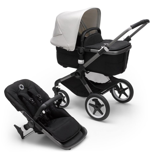 Коляска Bugaboo Fox 3 Graphite /Midnight black/Misty White - купить с ...