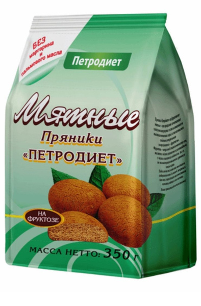 Пряники МЯТНЫЕ на фруктозе Петродиет - купить с доставкой по выгодным ...