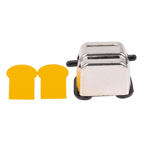 Миниатюрная хлебопечка для кукольного домика 1/12 с 2 кусками хлеба ...