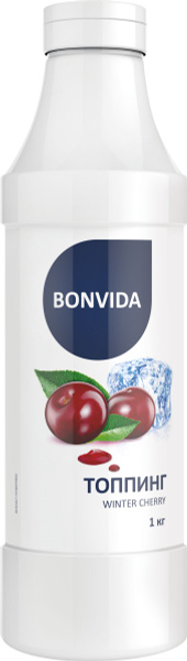 Топпинг BONVIDA со вкусом Зимняя Вишня, 1л - купить с доставкой по ...