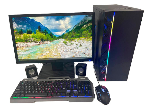 Моноблок 22" Компьютерс Игровой компьютер /8GB/SSD-256/Монитор-22 ...