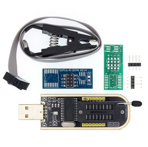 USB Программатор EEPROM с чипом CH341A для микросхем 24 и 25 серий с ...