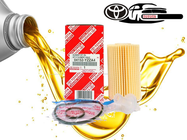 Фильтр масляный Toyota 04152YZZA4 - купить по выгодным ценам в интернет ...