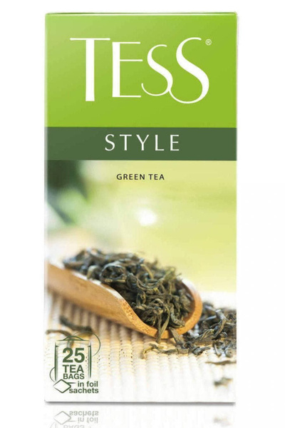 Tess Чай зеленый Style, 25 пакетиков по 1,8 г - купить с доставкой по ...