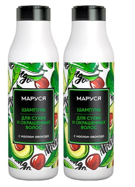 Маруся Шампунь для волос "Масло авокадо", 400 мл, 2 штуки - купить с ...